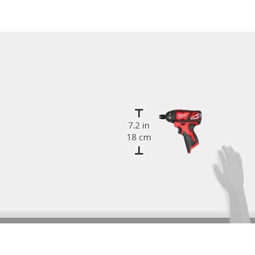  [무료배송]Milwaukee 2401-20 M12 12-Volt Lithium-Ion Cordless 1/4 in. Hex Screwdriver (Tool-Only)