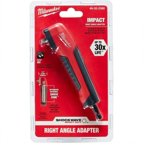  [아마존베스트]Milwaukee 48-32-2390 Shockwave Right Angle Adapter