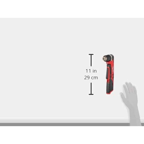  [아마존베스트]Milwaukee 2415-20 M12 12-Volt Lithium-Ion Cordless Right Angle Drill, 3/4 In, Bare Tool, Medium