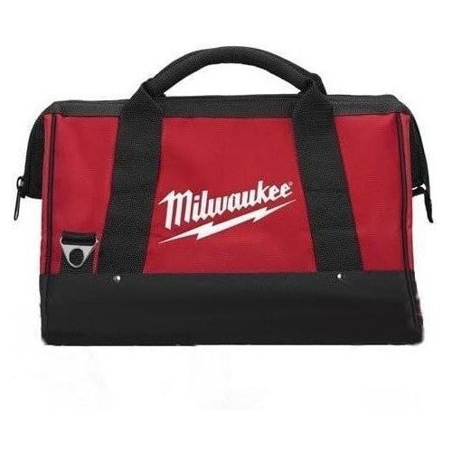  [아마존베스트]Milwaukee 17 Inch Heavy Duty Canvas Tool Bag with 6 Interior Pockets, Reinforced Bottom, and Strap Ring (Shoulder Strap Not Included)