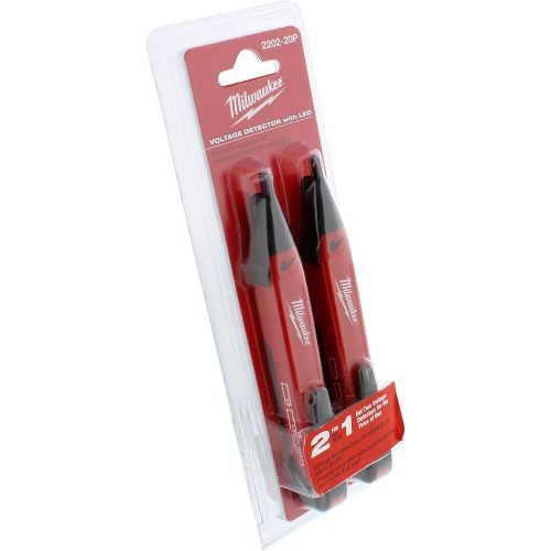  [아마존베스트]Milwaukee 2202-20A Voltage Detector with LED 2-Pack