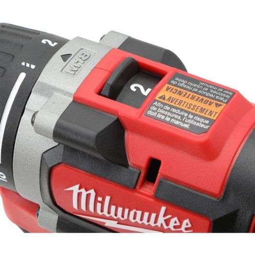  Milwaukee 2801-21P M18 18-Volt Lithium-Ion Compact Brushless Cordless 1/2 in. Drill/Driver Kit