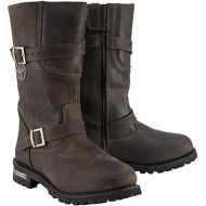 Milwaukee Leather MBM9063 Men's Classic ‘Distressed Brown’ Motorcycle Leather Engineer Boots - 10