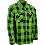 Milwaukee Leather Men’s Casual Flannel Plaid Long Sleeve Button Down Cotton Shirts | Variety of Color Options | MNG