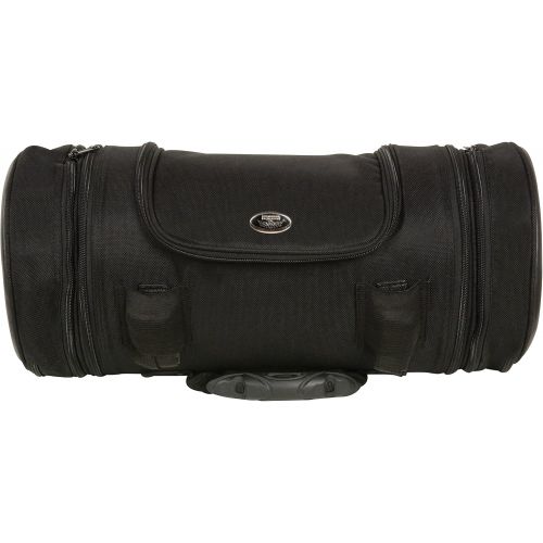  Milwaukee Leather MP8135 Black Large Textile Motorcycle Sissy Roll Bag - One Size