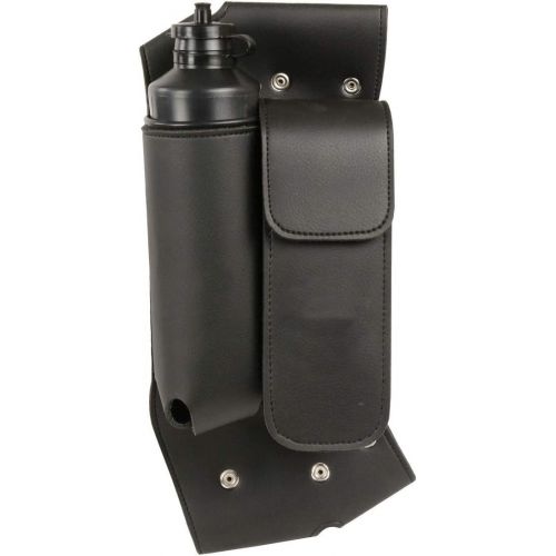  Milwaukee Leather SH591RT Black Left or Right Side Crash Bar Bag with Water Bottle Holder - Right Side