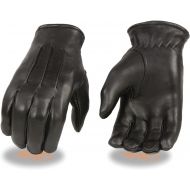 Milwaukee Leather SH865 Mens Black Welted Deerskin Thermal Lined Gloves