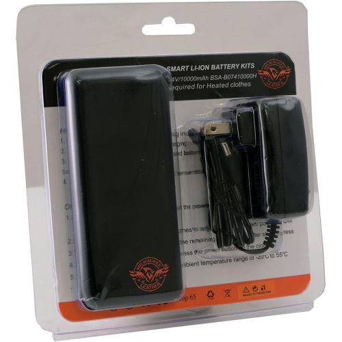  Milwaukee Leather and Nexgen Heat BAT7410000 7.4v Universal Battery 10000 MAH for Heated Apparel - One Size