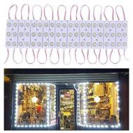 Minbow 20 FT Store Window Light Kits 5730 3 Led Module Lights with AC Power Plug ON/Off Switch for Indoor/Outdoor Led Project