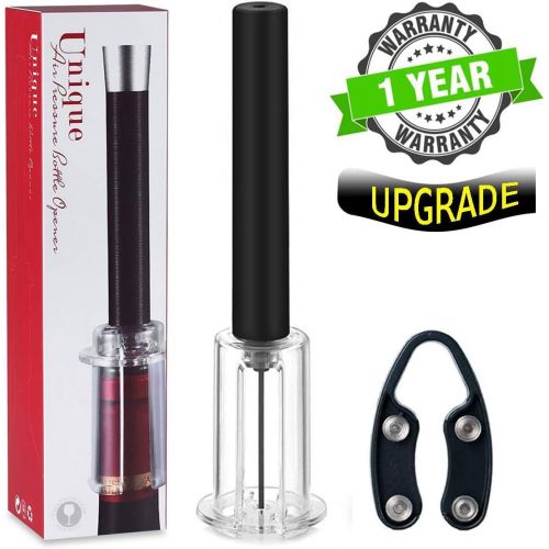  [아마존베스트]Air Pressure Pump Opener, Mincham Wine Cork Remover Pump, Easy to Use Wine Opener, Foil Cutter, Simple Wine Bottle Opener, Wine Lover Gift