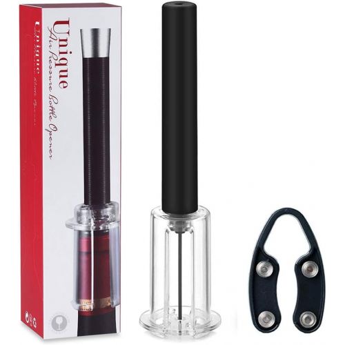  [아마존베스트]Air Pressure Pump Opener, Mincham Wine Cork Remover Pump, Easy to Use Wine Opener, Foil Cutter, Simple Wine Bottle Opener, Wine Lover Gift