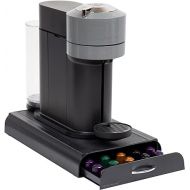 Mind Reader Nespresso Compatible Capsule Drawer Countertop Organizer, Coffee Pod Holder, Storage, 9.21 x 15.94 x 2.36, Black