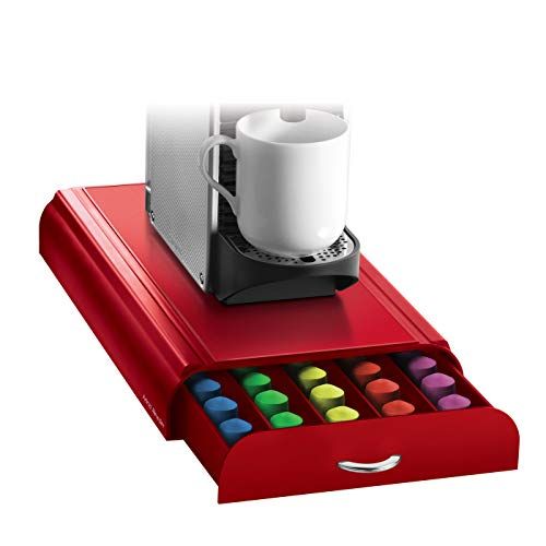  Anchor“ Schublade/Aufbewahrungsbox fuer Kaffeekapseln von Mind Reader, fuer 36 Dolce Gusto-, Keurig K-Cup-, Verismo- und CBTL-Kapseln, schwarz Fuer K-Cup, CBTL, Verismo, Dolce Gusto k