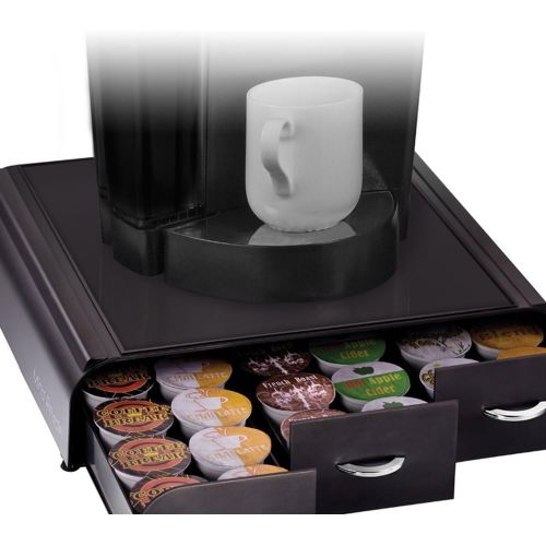  [아마존베스트]Mind Reader Anchor Coffee pod drawer, 13.72 height,12.87 width inches, Black