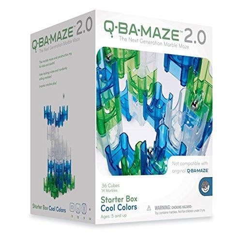  MindWare Q-Ba-Maze 2.0 Starter Box, Cool Colors: 50 Pcs