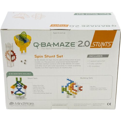  [아마존베스트]MindWare Q-BA-Maze 2.0 Spin Stunt Set