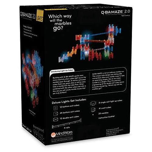  [아마존베스트]MindWare Q-BA-Maze 2.0 Lights: (Deluxe Set)