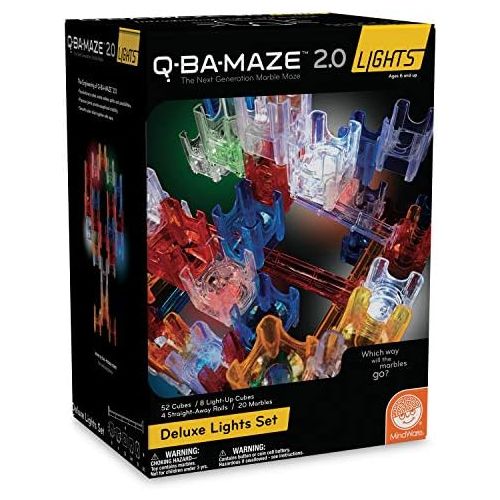  [아마존베스트]MindWare Q-BA-Maze 2.0 Lights: (Deluxe Set)