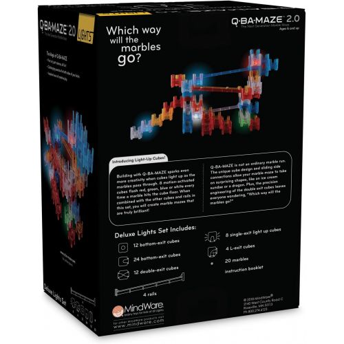  [아마존베스트]MindWare Q-BA-Maze 2.0 Lights: (Deluxe Set)