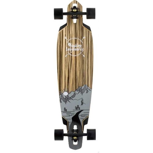  Mindless Longboards Lakota DT IV Longboard Skateboard, Adults Unisex, Multicolor (Natural/Black), 9.75