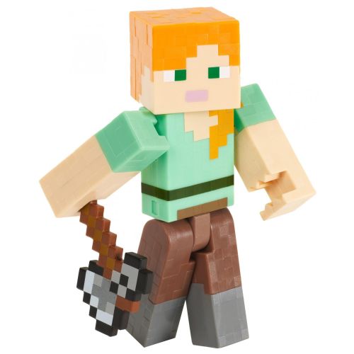  Minecraft Survival Mode Alex with Axe 5-Inch Figure