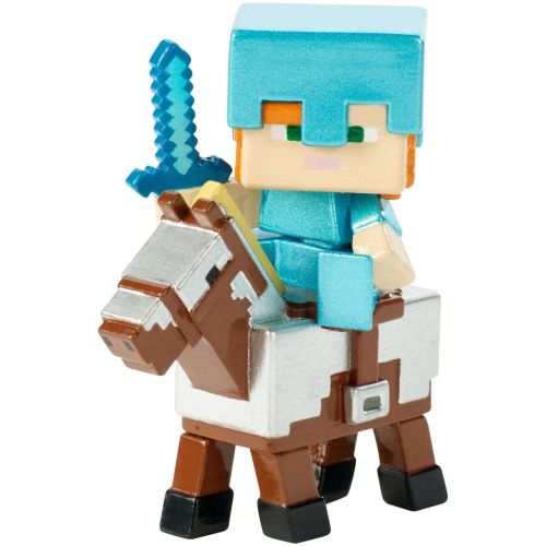  Minecraft Deluxe Mini Figure Alex On Armored Horse