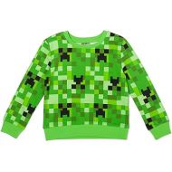 Minecraft Creeper Girls French Terry Pullover Sweatshirt Little Kid to Big Kid