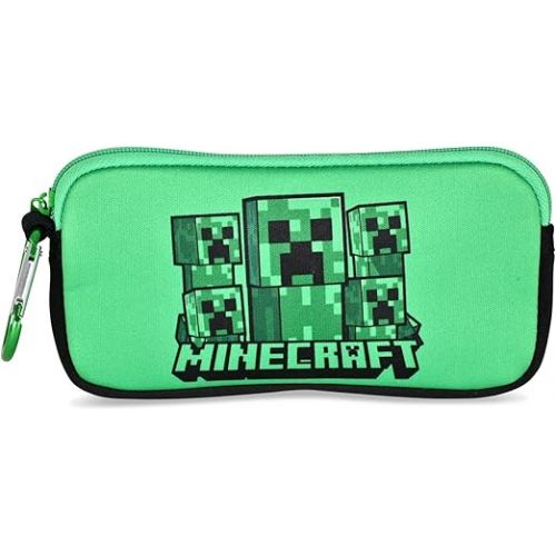  Minecraft Blue Light Blocking Glasses for Kids with Case Boys Computer Video Gaming Glasses Age 2-10 Eyewear Protection