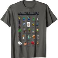 Minecraft Group Shot Poster Collage Style T-Shirt