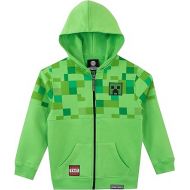 Minecraft Hoodie | Creeper Boys Hoodies | Zip Up Kids Sweatshirts | Childrens Gaming Apparel