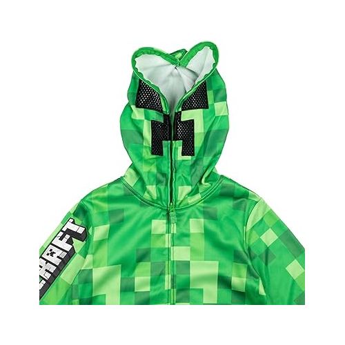  Minecraft Fleece Zip Up Hoodie Little Kid to Big Kid Sizes (4-18-20)