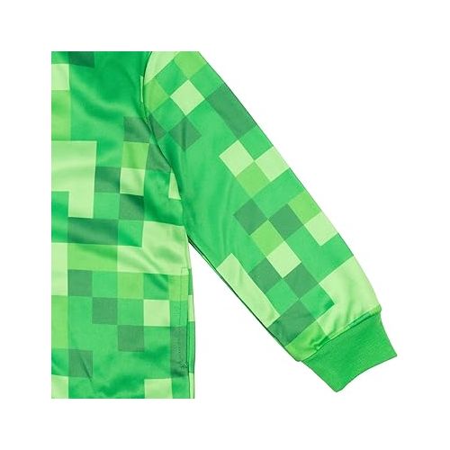  Minecraft Fleece Zip Up Hoodie Little Kid to Big Kid Sizes (4-18-20)