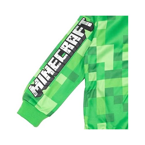  Minecraft Fleece Zip Up Hoodie Little Kid to Big Kid Sizes (4-18-20)