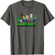 Minecraft Character Lineup Logo T-Shirt