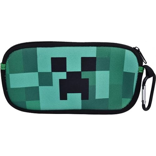  Minecraft Kids Sunglasses with Kids Glasses Case, Protective Toddler Sunglasses