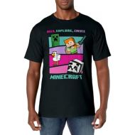 Minecraft Build Explore Create Group Poster T-Shirt