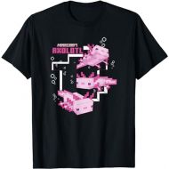 Minecraft Pink Axolotl Pond T-Shirt