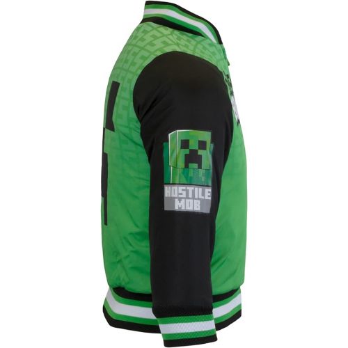  Minecraft Bomber Jacket for Boys, Boys Bomber Jacket