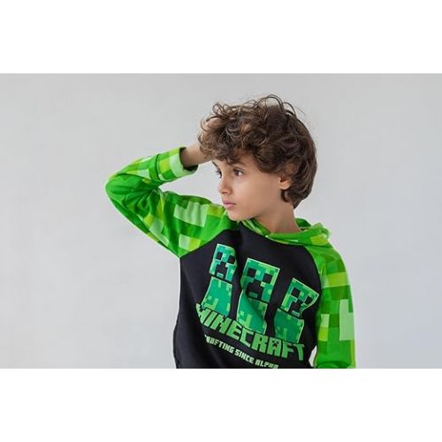  Minecraft Fleece Pullover Hoodie Little Kid to Big Kid Sizes (4-18-20)