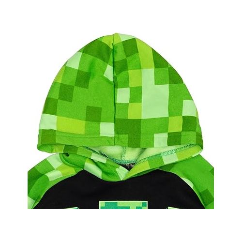  Minecraft Fleece Pullover Hoodie Little Kid to Big Kid Sizes (4-18-20)