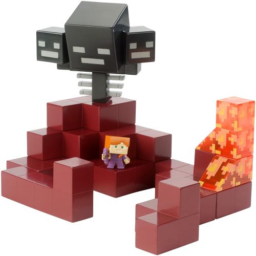  Minecraft Wither vs Alex (in Enchanted Armor) Battle In a Box