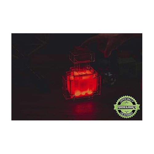  Minecraft Potion Bottle Color-Changing LED Desk Lamp | 7 Inch Night Light