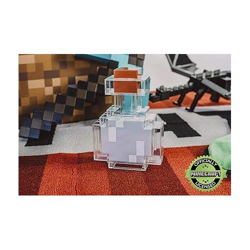  Minecraft Potion Bottle Color-Changing LED Desk Lamp | 7 Inch Night Light