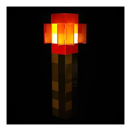  Minecraft Redstone Torch Plug-In Nightlight With Auto Dusk To Dawn Sensor | LED Mood Light For Kids Bedroom, Play Room, Hallway | Home Decor Room Essentials | Video Game Gifts And Collectibles