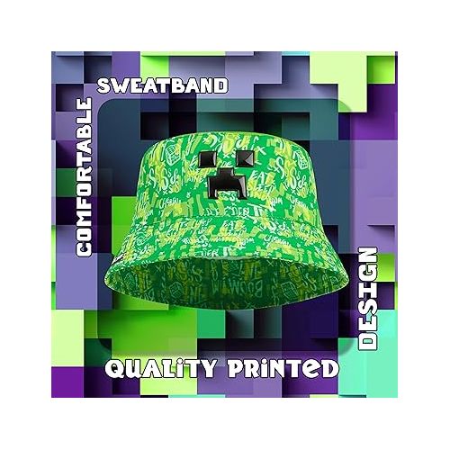  Minecraft Baseball Cap for Boys One Size Creeper Kids Hat Summer Accessories Gifts for Boys