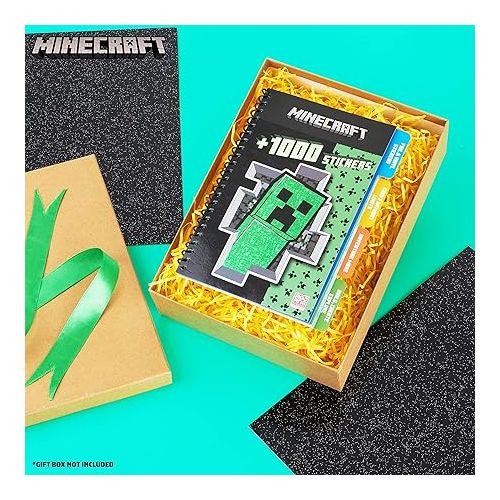  Minecraft Sticker Book for Kids with 28 Sticker Sheets Over 1000 Stickers Creeper Collector Stickers for Scrapbooking Creative Book Stickers Activity Set Gamer Gifts for Boys