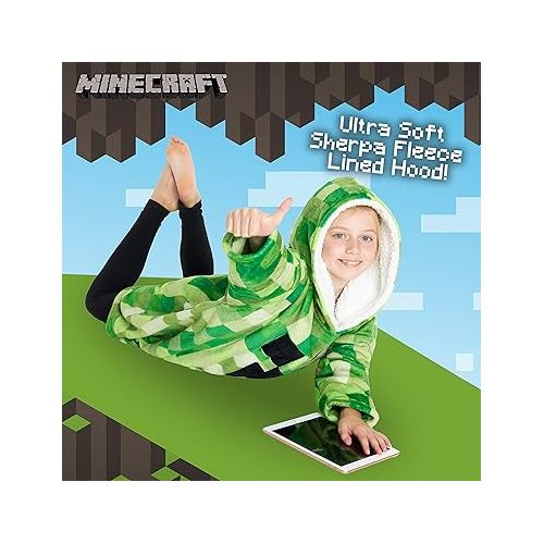  Minecraft Hoodie for Teen Oversized Blanket Hoodie Gifts