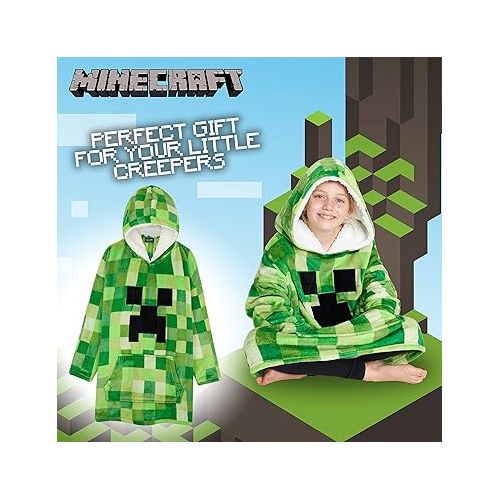  Minecraft Hoodie for Teen Oversized Blanket Hoodie Gifts