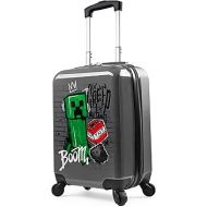 Minecraft Carry On Suitcase for Kids Creeper Cabin Bag with Wheels Luggage Bag for Boys Carry On Travel Bag with Wheels and Handle Small Suitcase with Wheels