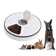 Mingzheng Automatic Gravity Cat Food and Water Feeder with Slicker Brush| Interactive Dog Slow Feeder